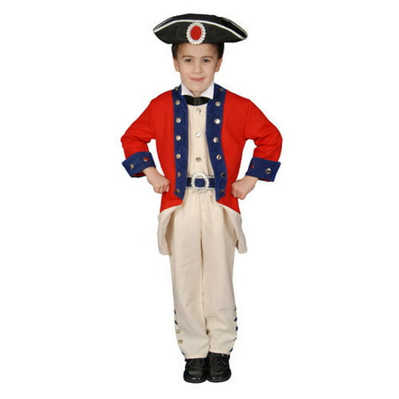 Boys Colonial Soldier Historical Halloween Costume
