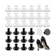 thumbnail image 2 of "15 Pares Protector De Tacones Jardin Cubre Tacon Antidesliza Belug,  Transparentes y Negros ", 2 of 5