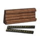 thumbnail image 1 of Soporte de precio de madera para exhibición de precios, soporte de exhibición de madera, etiquetas de precios ajustables para Marrón dorado, 1 of 9