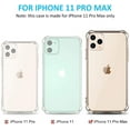 thumbnail image 4 of iPhone 11 Pro Max Case, Crystal Clear Anti-Scratch Shock Absorption Phone Case Cover with 4 Corners Protection, Soft TPU Slim Case for Apple iPhone 11 Pro Max 6.5 inch (2019), 4 of 7