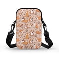 thumbnail image 2 of HELLHERO Polyester Adjustable Shoulder Strap Crossbody Bag with Shoulder Strap Small Crossbody Purse for Outdoor Travel(Corgi), 2 of 4