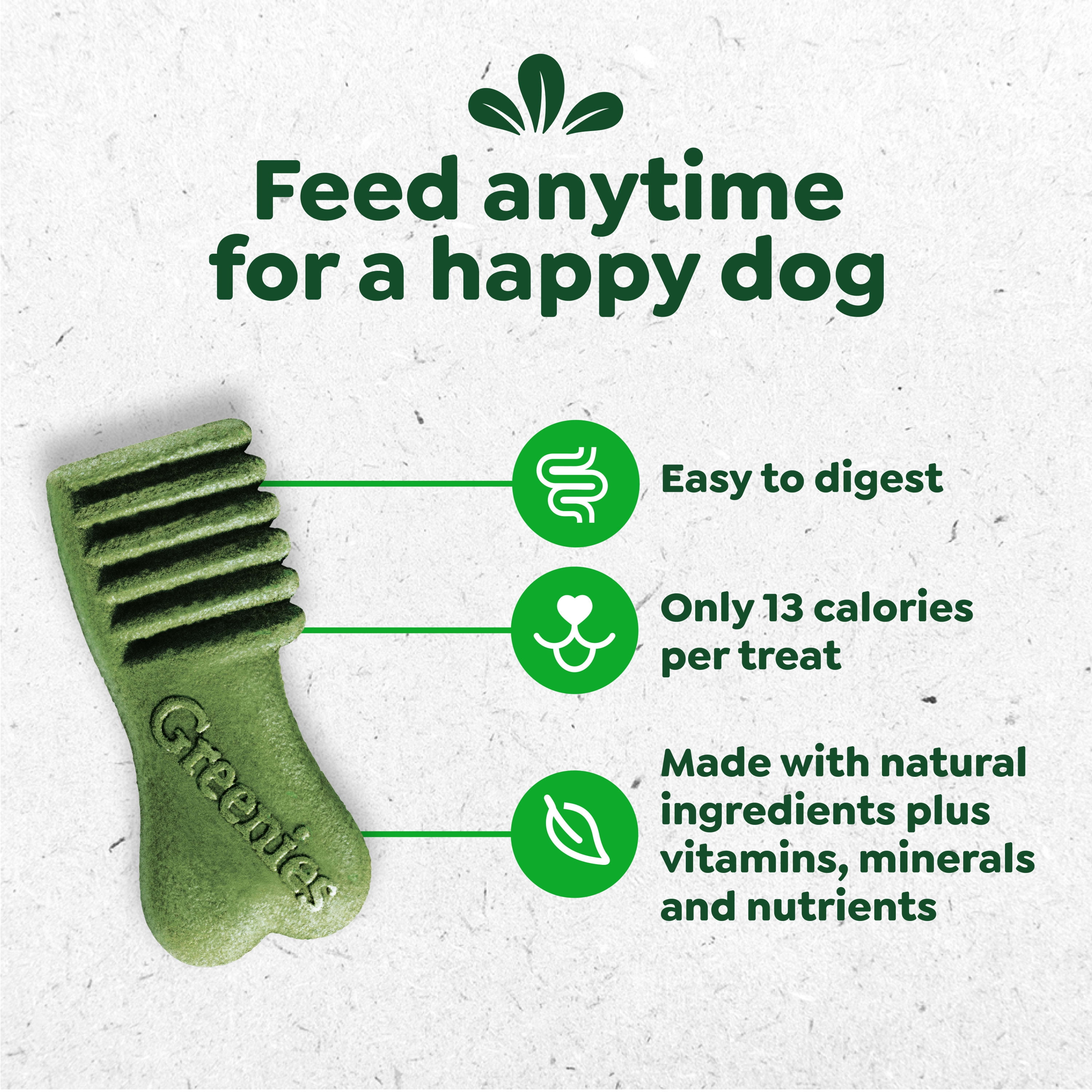 Greenies Anytime Bites Dog Treats, Mint Flavor, 24 oz bag