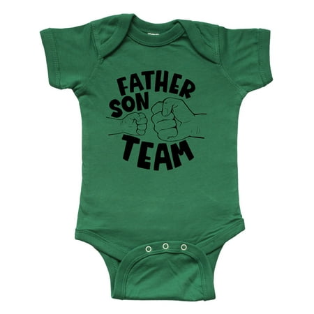 

Inktastic Father s Day Father Son Team Parent Child Fist Bump Gift Baby Boy or Baby Girl Bodysuit