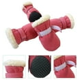 thumbnail image 3 of Manfiter Warm Waterproof Pet Winter Shoes, Anti-Slip Snow Booties Outdoor Walking Footwear for Small Puppies and Cats, 3 of 8