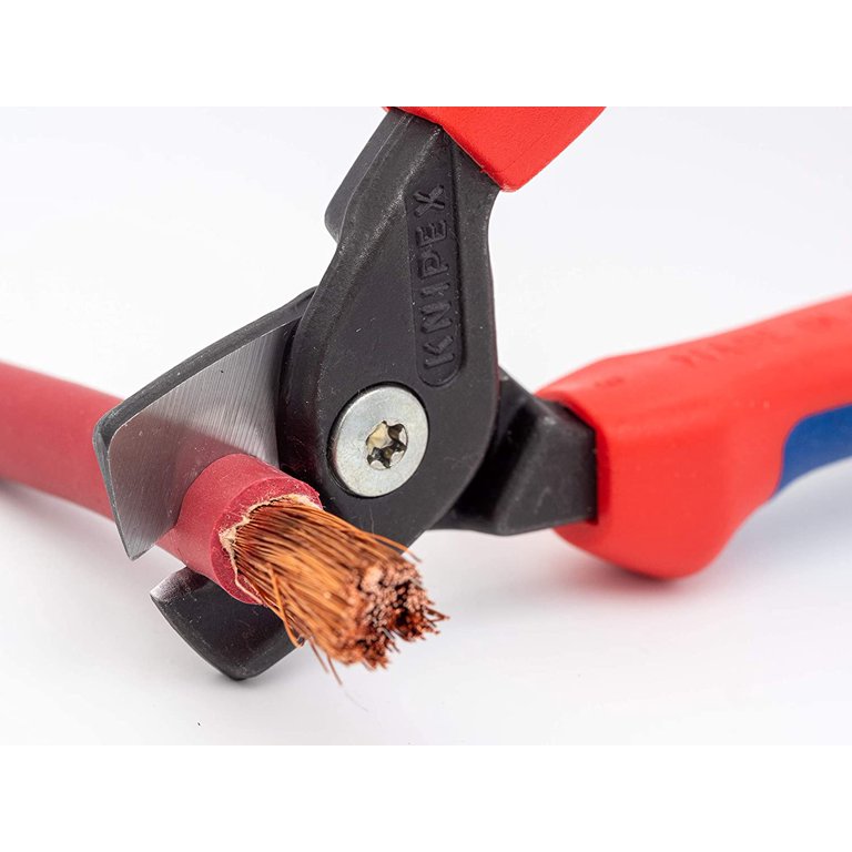 Knipex 11" Ratcheting Cable Cutters Insulated (9536280SBA) | JB Tools