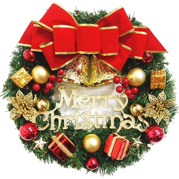 13" Christmas Wreath,Christmas Wreaths for Front Door,Artificial Winter Christmas Red Wreath,Christmas Wreaths Clearance,Christmas Decorations Outdoor,Wreaths for Winter Holiday