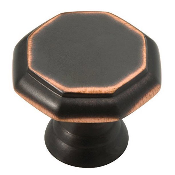 (5 Pack) Bronze Octagon Hardware Knob 11/4" PN0292C