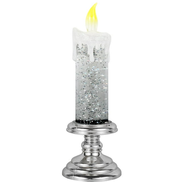 LED Christmas Candle Lighting Flameless Candle Flash Candle Light Reusable Battery Operated Color Changing Candle Light for Christmas Party Home Decor