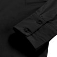 thumbnail image 6 of Womens Basic Shirts Lapel Solid Color Loose Fit Long Sleeves Workout Shirts Tops, 6 of 8