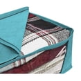 thumbnail image 3 of Contenedores Bolsas Organizadores de armario Contenedores de almacenamiento de ropa de suéter, paquete de 3 piezas, verde 3 unidades, 3 of 5