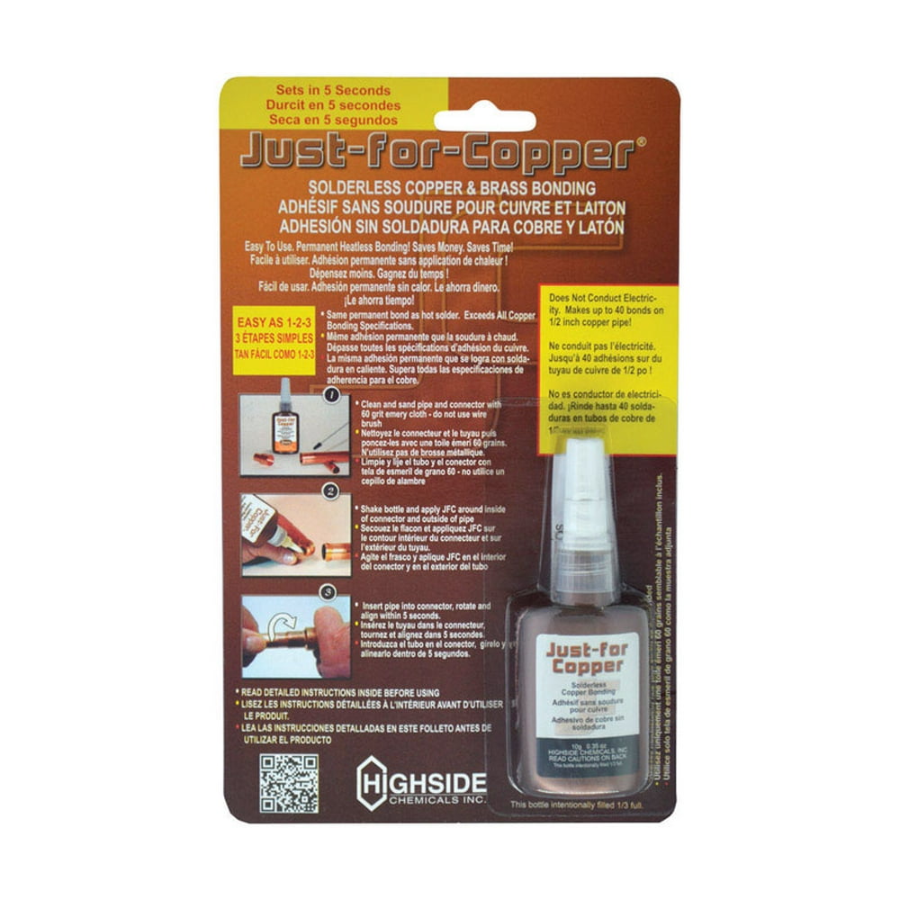 Highside Chemicals Just For Copper 5 3/8 in. L x 8 1/2 in. W 0.35 oz