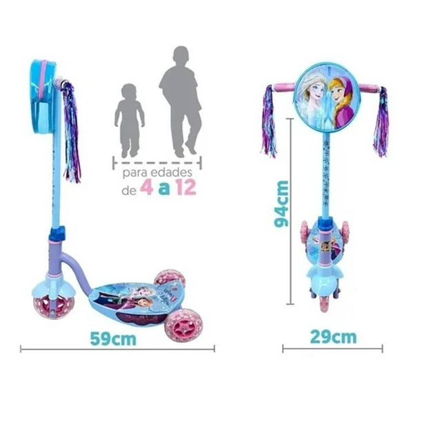 Scooter Patin De Frozen Walmart Con Luces Patin Del Diablo Apache