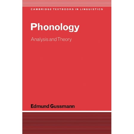 Cambridge Textbooks in Linguistics Phonology: Analysis and Theory (Paperback)