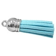 thumbnail image 1 of 28 Pieces Keychain Charms Creative Delicate Keyring Pendant Tassels Simple Handbag Decor Tassel Craft Decoration DIY Accessory Royalblue, 1 of 9