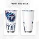 thumbnail image 3 of Taza térmica duradera de acero inoxidable 304 con tapa y pajita con temática del equipo de fútbol de los Titanes Taza térmica de acero inoxidable de 20 oz Taza para automóvil Adecuada para bebidas, 3 of 8