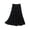 Black, variant on Women's Spring and Summer Three-Layer Big Swing Mesh Skirt Solid Color Long A-Line Pleated Cake Skirt Lightweight Comfy Maxi Casual Skirts Purple One Size