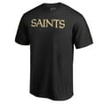 thumbnail image 2 of Men's Black New Orleans Saints Wordmark T-Shirt, 2 of 3