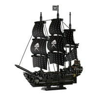 Remocguys Black Pearl Pirate Ship Building Sets Compatible with Lego Boat Series Model for Adults 768PCS
