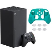 2021 Newest - Xbox -Series -X- Gaming Console System- 1TB SSD Black X Version with Disc Drive W/Silicone Controller Cover Skin
