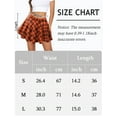 thumbnail image 7 of FEOYA Plaid Uniform Skirts Women Pleated Mini Skirt Ladies Cheer Skirts Casual School Skater Skirt Slimming High Waist A Line Skirt M, 7 of 7
