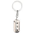 thumbnail image 4 of Diseño único, delicado dije de aleación, accesorio perfecto para regalar, llavero rectangular esmaltado, 4 of 8