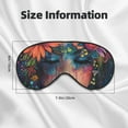 thumbnail image 4 of Uemuo Bohemian Colorful Flower Woman Pattern Sleep Eye Mask - Light Blocking Sleep Mask Blocking Out Light Perfectly, Soft and Comfortable Night Eye Mask, Eye Blinder, 4 of 7