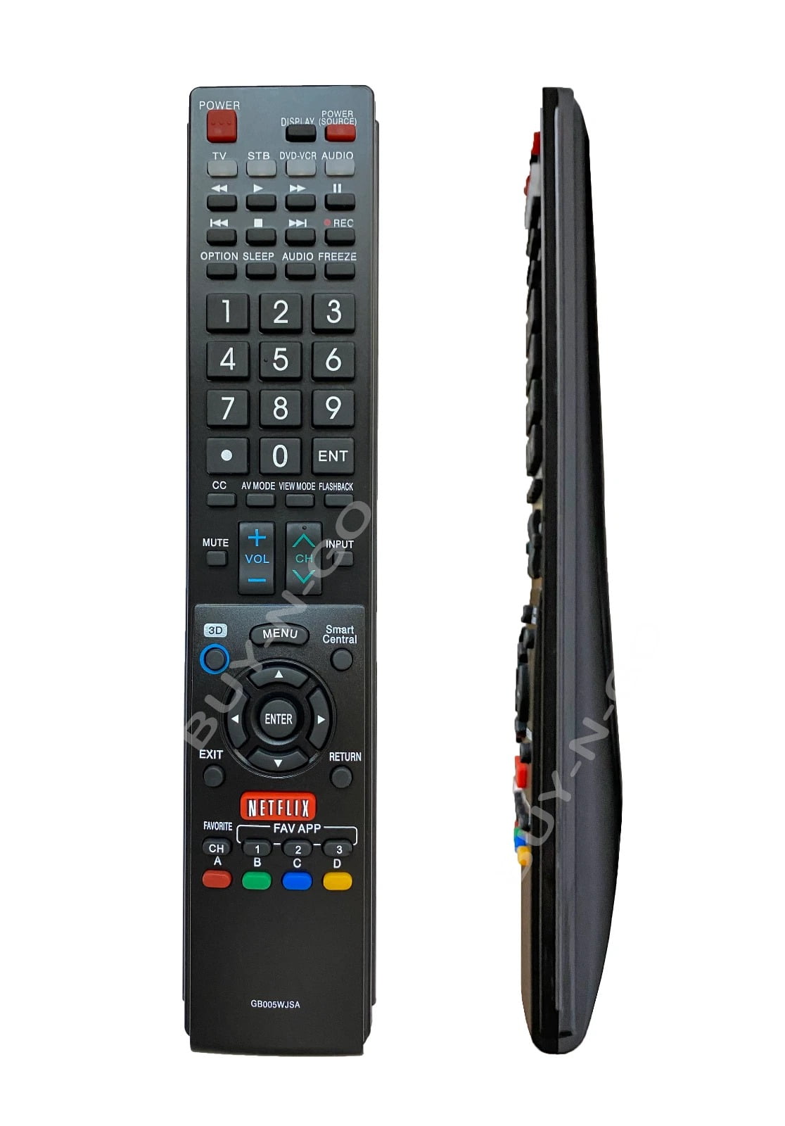 OEM Sharp Remote Control Originally Shipped With LC70UD27 & LC-70UD27 - .c