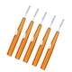 thumbnail image 3 of EeaseMX 60 cepillos interdentales de empuje y tracción, con hilo dental, limpiadores interdentales (naranja), 3 of 7