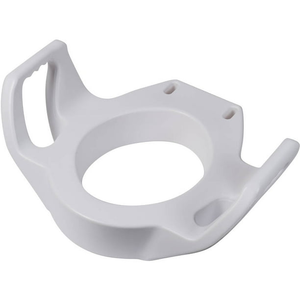 DMI Toilet Seat with Arms for Handicap and Seniors, Raised Toilet Seat