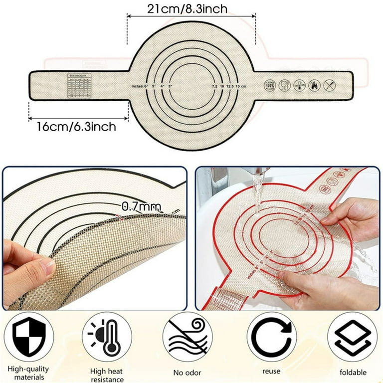 Silicone Bread Sling Oval And Round - Non-Stick & Easy Clean Reusable
