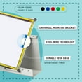 thumbnail image 5 of Djois® Desktop Display System, Durable Steel Wire Frames, Letter-Size, 10 Pockets, Assorted, 5 of 5
