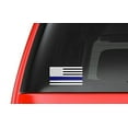 thumbnail image 2 of American Flag (M9) Thin Blue Line Cop Police Vinyl Decal Sticker Car Window, 2 of 2