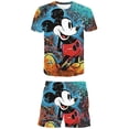 thumbnail image 2 of Conjunto de ropa de bebé Frozen 2 para niña, camisetas de manga corta con cuello redondo de dibujos animados de Disney a la moda en 3D y pantalones cortos con cintura elástica, 2 uds./Outfits12M Gao Jinjia LED, 2 of 2