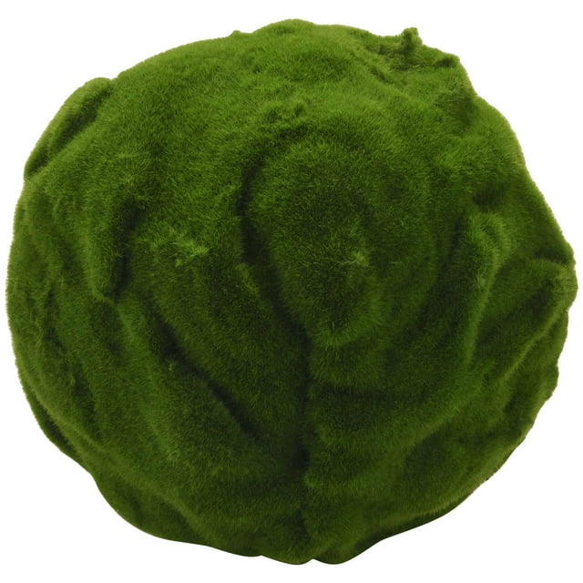 Green Artificial Moss Balls Decorative Moss Stones Greenery Plant Ball Decoration for Wedding Party Decoration 20CM,1 x Artificial Moss Sphere,green