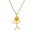thumbnail image 1 of Collar de Dedo Medio con Cara Sonriente shaofei Graffiti, 1 of 3