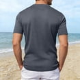 thumbnail image 7 of XFeng.Men's Gradient Color Quick Dry Athletic Short Sleeve T-Shirt, Breathable Crew Neck Running Sports Tee.Dark Gray.XL, 7 of 7