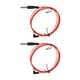 thumbnail image 2 of Cable de Clip para tatuaje, interfaz CC, cabezal curvo, transmisión estable, 1,8 m de longitud, 2,2mm de diámetro, Cable para máquina de tatuaje, color rojo, 2 uds., 2 of 14