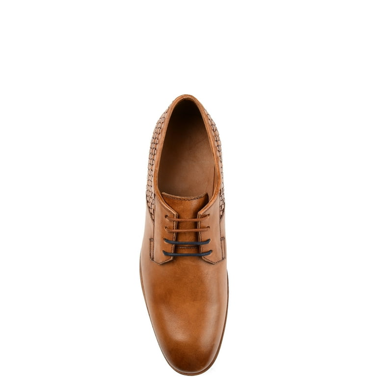 Tuck & Von men's Genuine Leather Woven Derby Shoe - Lace-up - Walmart.com Tuck & Von men's Genuine Leather Woven Derby Shoe - Lace-up - Walmart.com