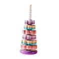 thumbnail image 4 of BELOVING Baby Stack Toy Geometric Stacker Interactive Developing Rainbow s Stacker Violet, 4 of 10