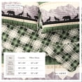 thumbnail image 3 of Lodge Quilt Set - Lightweight, Soft, All-Season - 2-Piece Reversible Rustic Bedding Set (Twin / Twin XL, Forest Patchwork), 3 of 6