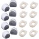 thumbnail image 1 of Paquete de 16 prefiltros de espuma y filtro de carbón compatibles con Petsafe Drinkwell Fountain Inox 360 Avalon, 1 of 4