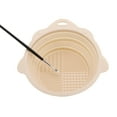 thumbnail image 3 of Unique Bargains 1 Pc Portable Foldable Makeup Brush Cleaner Beige, 3 of 6