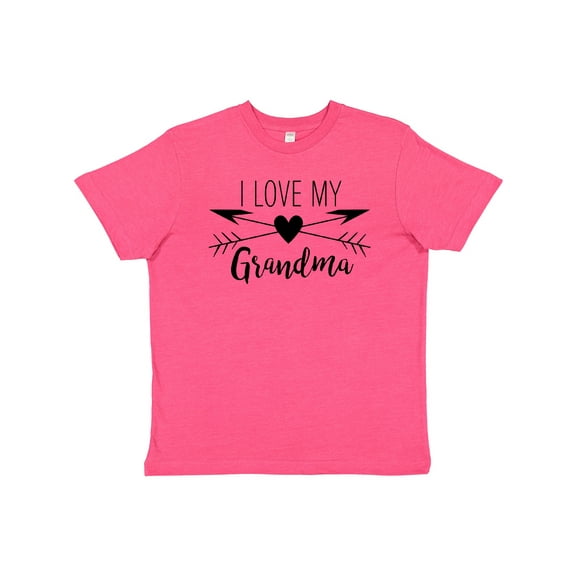 Inktastic I Love My Grandma Heart and Arrows Youth T-Shirt