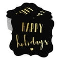 thumbnail image 1 of Inkdotpot Étiquette de Bouteille Joyeuses Fêtes Support en Feuille d'Or Véritable Lot de 50, 1 of 1