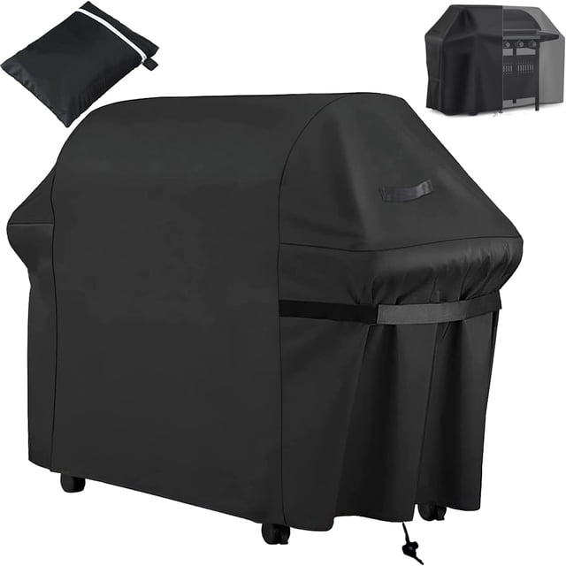 Cubierta para Parrilla, Cubierta Resistente al Agua para Parrilla de Oxford Tela, Cubierta Parrilla Asador Protector Exterior Funda Barbacoa, Antirayos UV, Polvo, Viento
