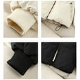 thumbnail image 3 of Becaristey Veste de Transition Chaude Noire Beige pour Femmes Occasions Variées Blanc Cassé m, 3 of 6