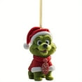 thumbnail image 1 of Fiudx Adorno Navideño de Perro, Adorable Colgante de Acrílico, Alegre Decoración Navideña, Regalo para Amantes de Los Perros, Decoración Festiva para Árbol de Navidad, Diseño Acrílico Ligero., 1 of 1
