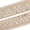 Champagne, variant on Beaded Lace Trim 2.5 in. Diamond Rhinestone Mirror Metallic Polyester Cord Sewing & Upholstery Mesh - Silver (1 Pack, 9.8 Yards)