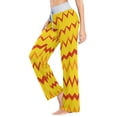 thumbnail image 3 of Large Women's Comfy Casual Pajama Pants Stretch Fabric Suitable for Yoga Pants Hippie Pants，The Best Holiday Gifts for Women Yellow Inverted Triangle, 3 of 7