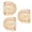 Cognac color, variant on Lerpwige Clear Finish Glass Flower Shade Ceiling Fixture Shade for Pendant Lights Glass Texture Long Lasting Home Decorating